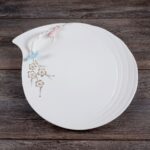PLATE W/BLUE+PINK BIRD 12"